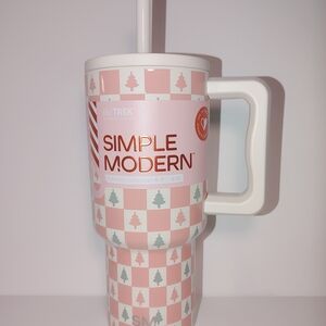 Simple Modern 30oz Trek Tumbler Yuletide Checkmate Limited Christmas Release New